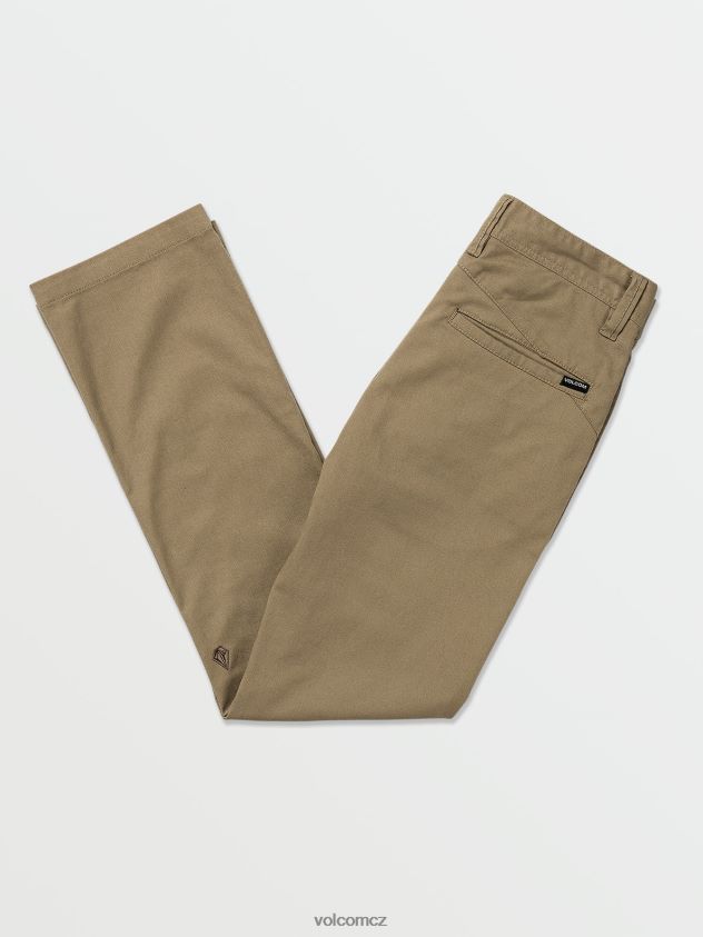 cz Volcom chlapci oblečení Frickin moderní strečové chino kalhoty khaki 6Z0N201264