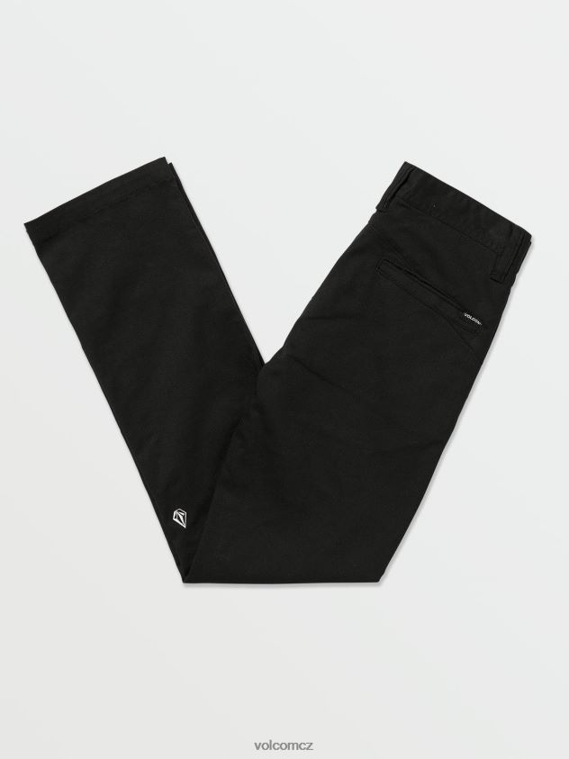 cz Volcom chlapci oblečení Frickin moderní strečové chino kalhoty Černá 6Z0N201263