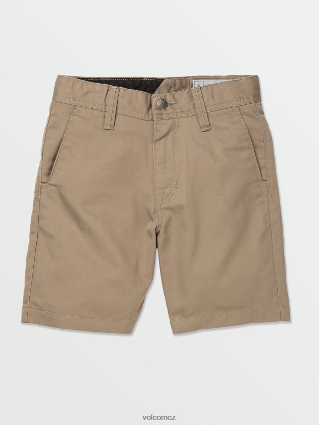 cz Volcom chlapci oblečení frickin chino šortky khaki 6Z0N201220