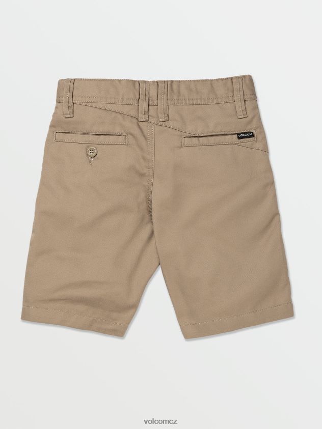 cz Volcom chlapci oblečení frickin chino šortky khaki 6Z0N201220