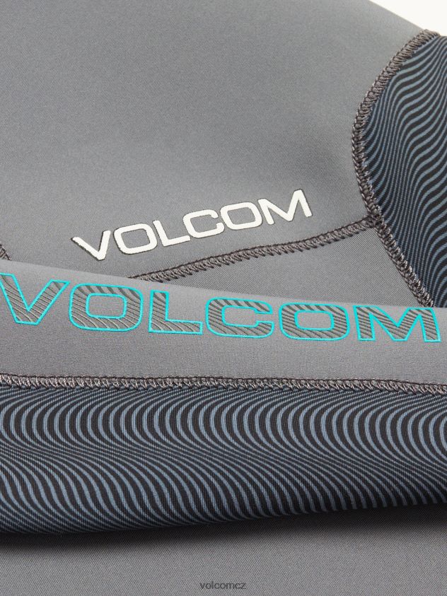 cz Volcom chlapci oblečení modulátor 2mm náprsní zip s dlouhým rukávem dřevěné uhlí 6Z0N201365