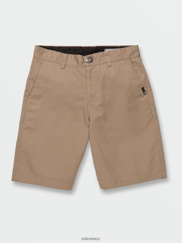 cz Volcom chlapci oblečení volné kamionové šortky khaki 6Z0N201207