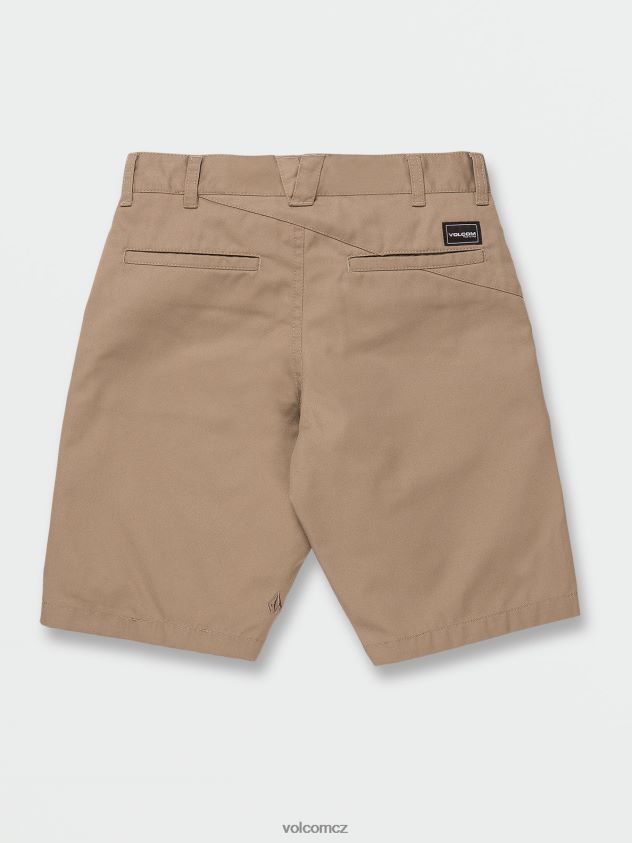 cz Volcom chlapci oblečení volné kamionové šortky khaki 6Z0N201207