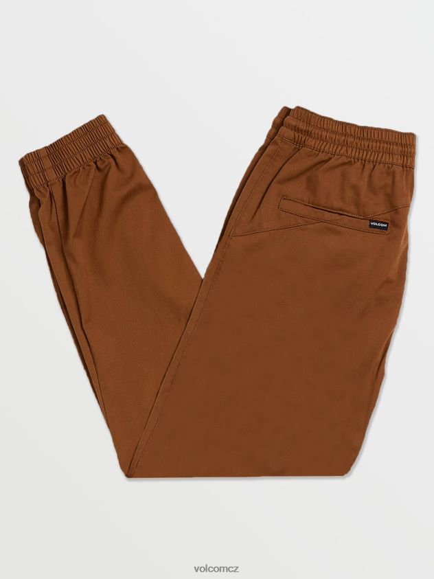 cz Volcom muži oblečení Frickin slim jogger kalhoty bláto 6Z0N20320