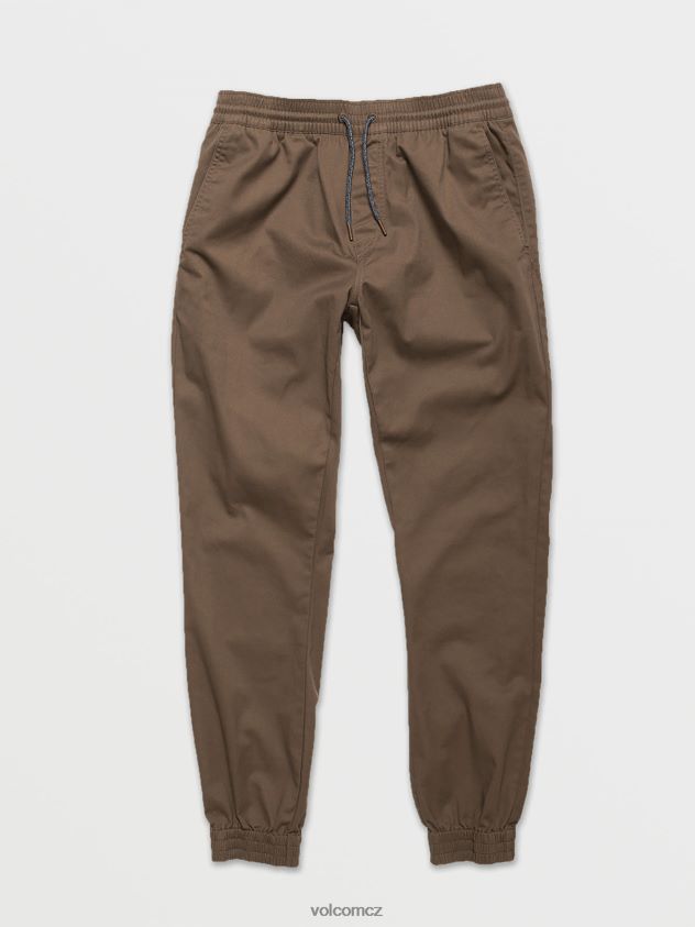 cz Volcom muži oblečení Frickin slim jogger kalhoty houba 6Z0N20322