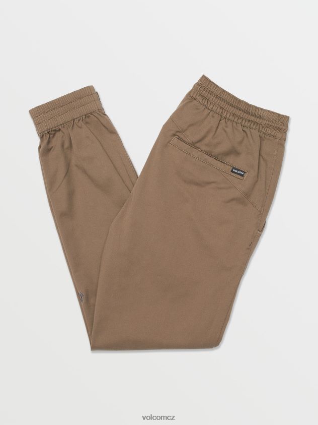 cz Volcom muži oblečení Frickin slim jogger kalhoty houba 6Z0N20322