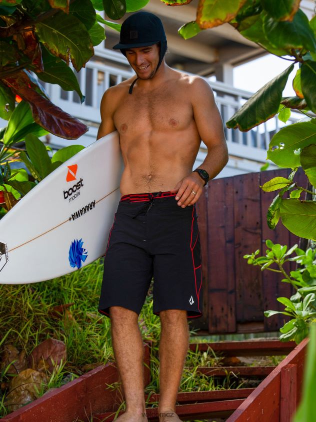 cz Volcom muži oblečení Surf vitals Jack Robinson trunks Černá 6Z0N20269