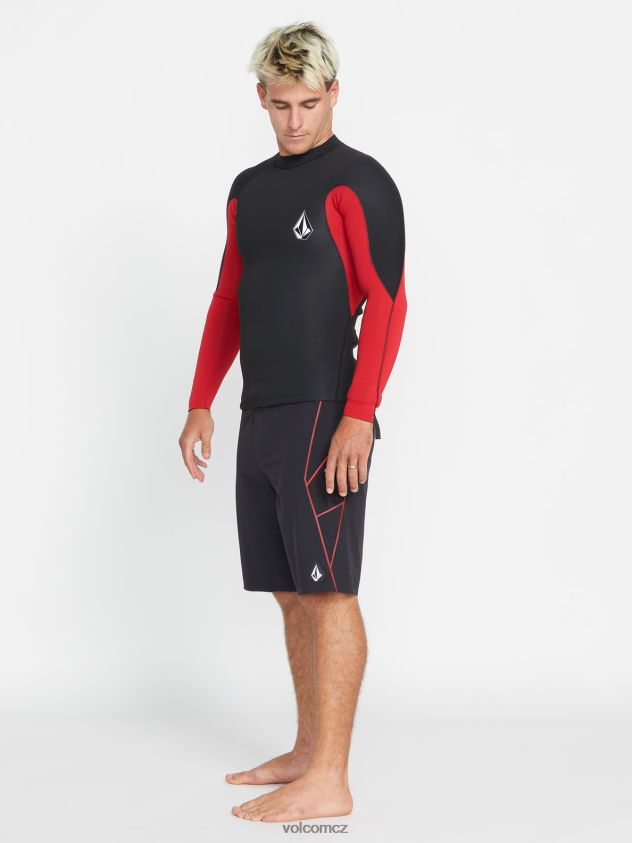 cz Volcom muži oblečení Surf vitals Jack Robinson trunks Černá 6Z0N20269