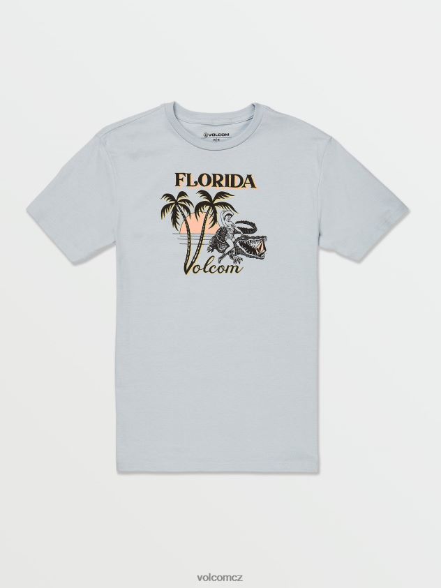 cz Volcom muži oblečení florida triko s krátkým rukávem nebeská modrá 6Z0N20100