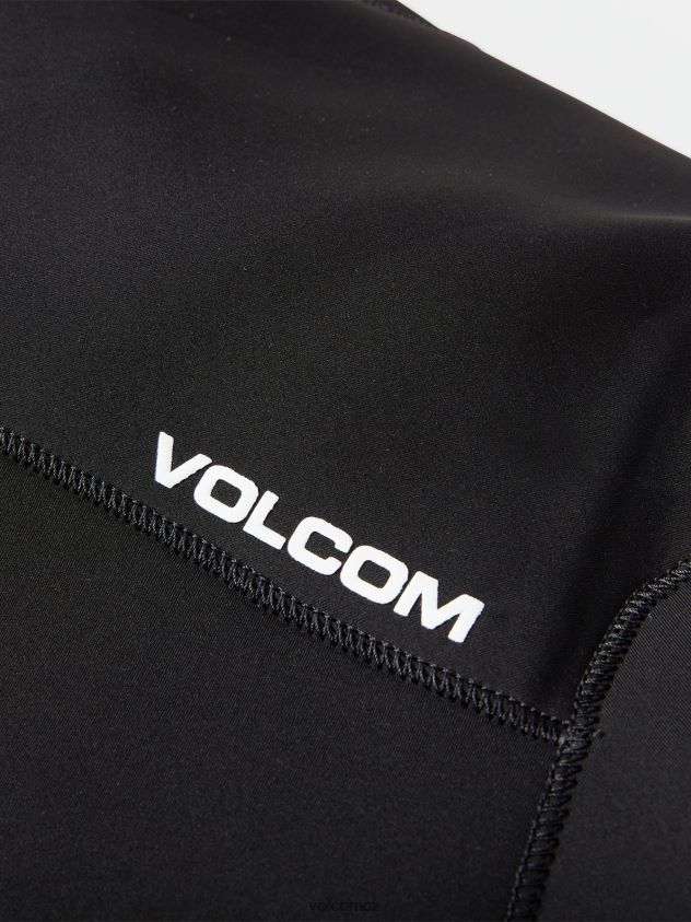 cz Volcom muži oblečení modulátor 2/2mm fullsuit s krátkým rukávem Černá 6Z0N20642