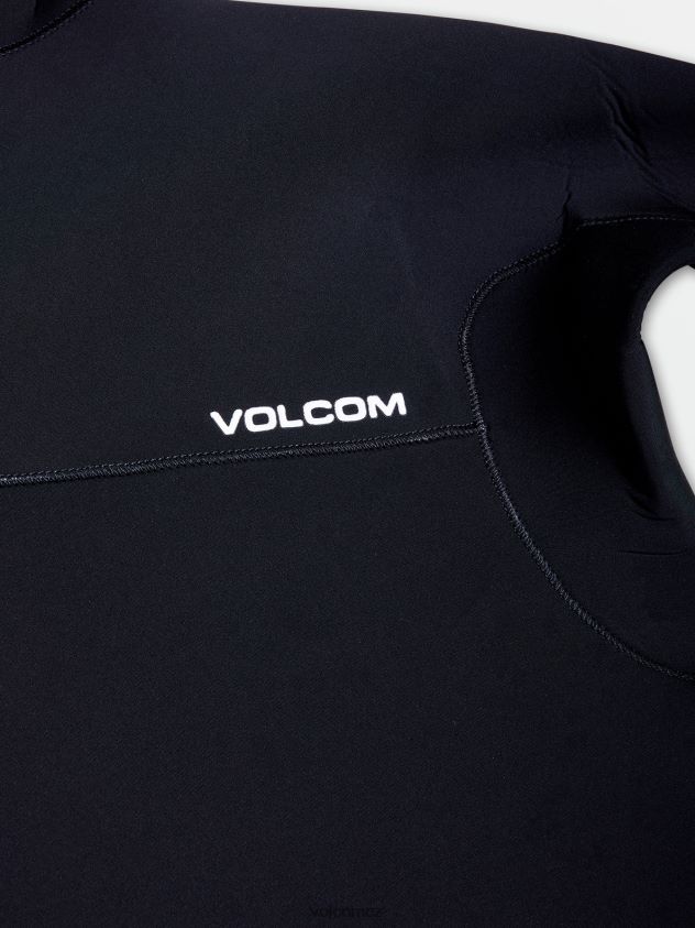 cz Volcom muži oblečení modulátor 4/3mm celooblek s kapucí na hrudi Černá 6Z0N20639