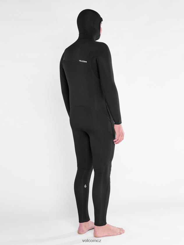 cz Volcom muži oblečení modulátor 5/4/3mm kapuce na hrudi fullsuit Černá 6Z0N20641