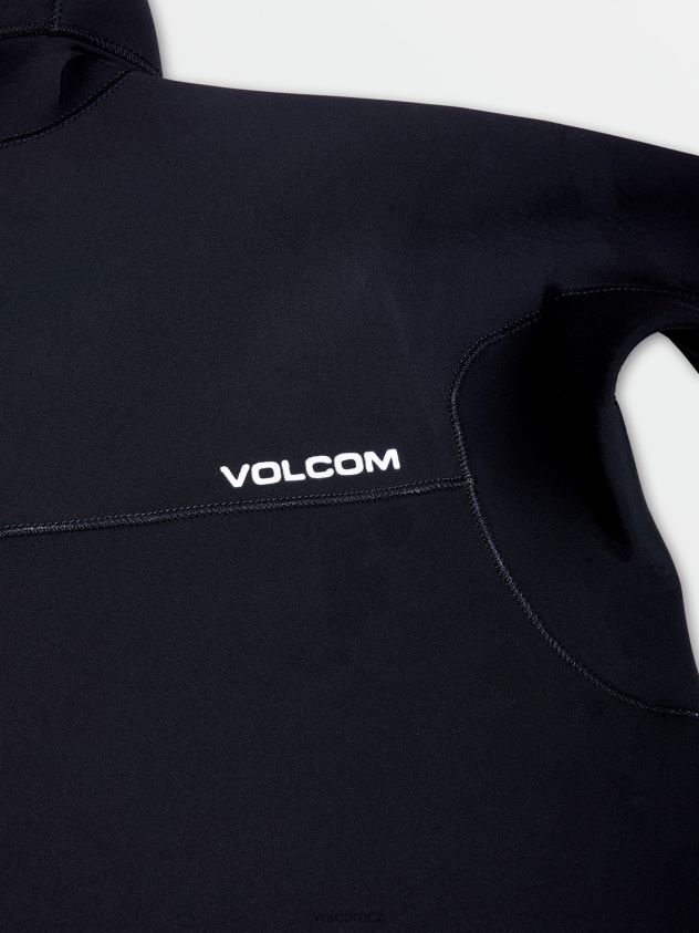 cz Volcom muži oblečení modulátor 5/4/3mm kapuce na hrudi fullsuit Černá 6Z0N20641