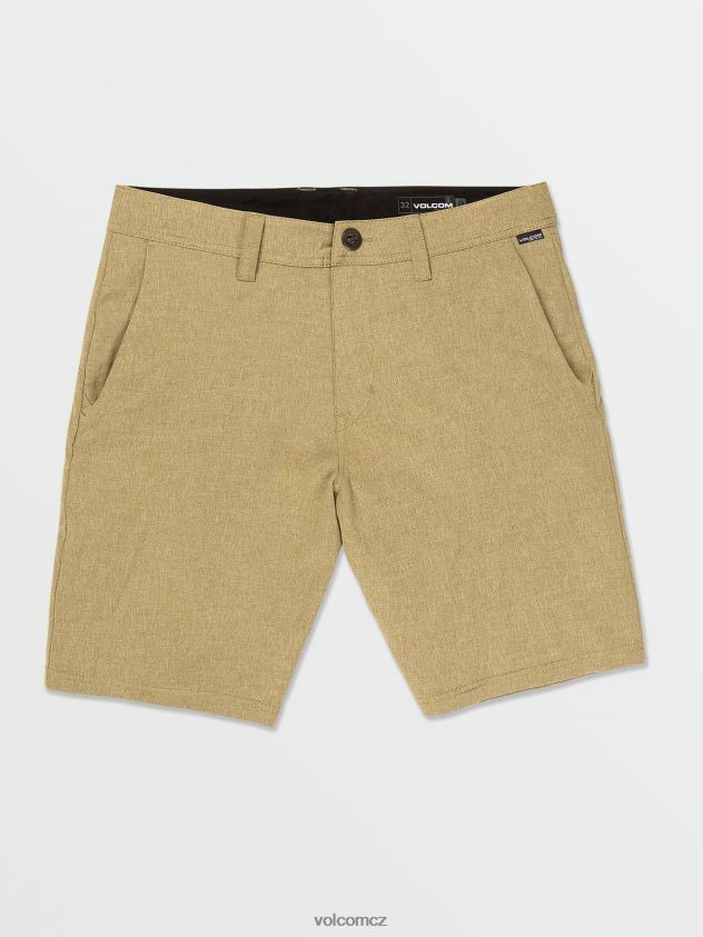 cz Volcom muži oblečení statické šortky frickin cross shred tmavě khaki 6Z0N20224