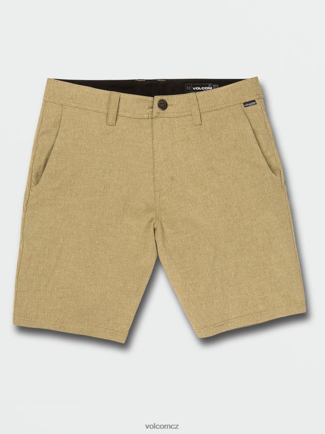 cz Volcom muži oblečení statické šortky frickin cross shred tmavě khaki 6Z0N20245