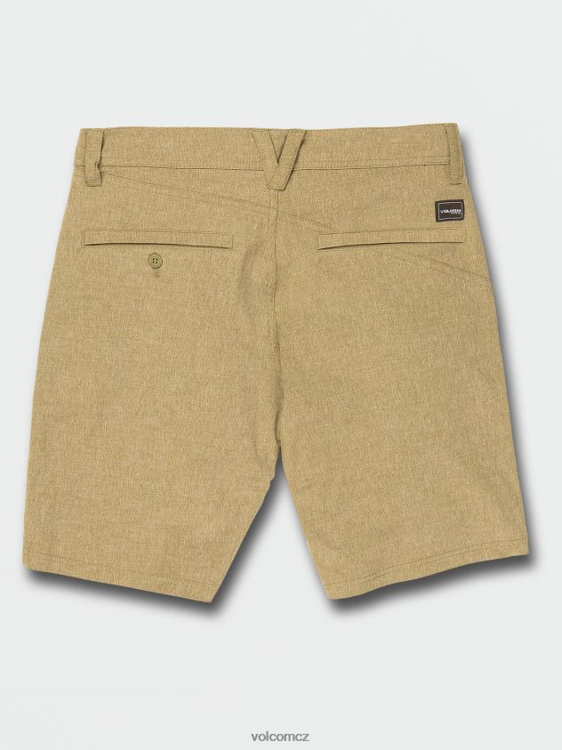 cz Volcom muži oblečení statické šortky frickin cross shred tmavě khaki 6Z0N20245