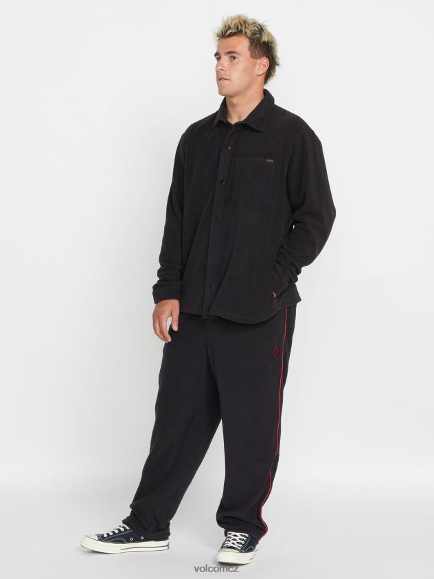 cz Volcom muži oblečení surf vitals Jack Robinson fleece Černá 6Z0N20183