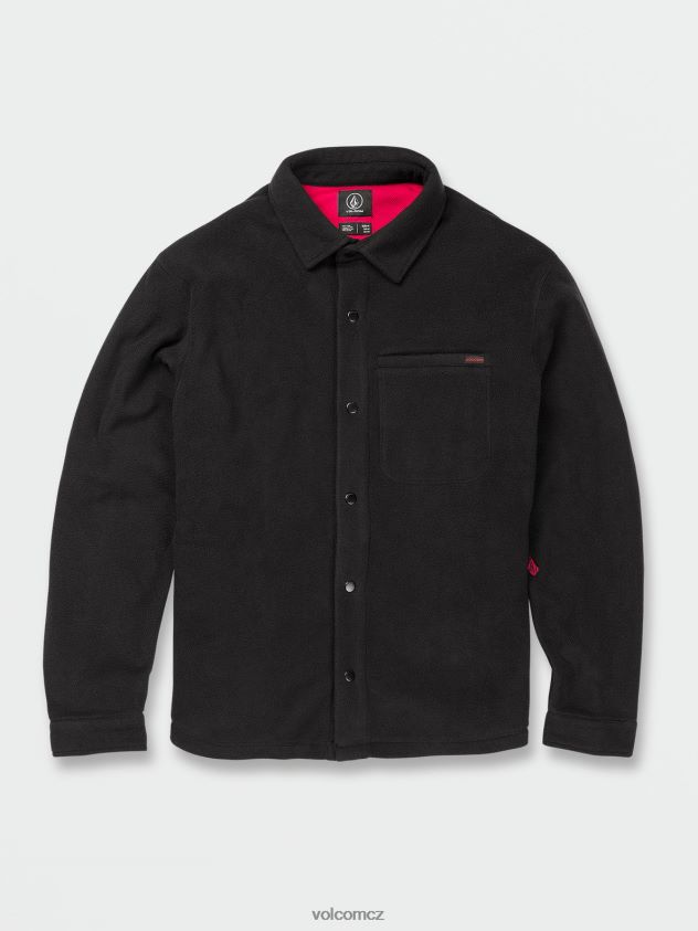 cz Volcom muži oblečení surf vitals Jack Robinson fleece Černá 6Z0N20183