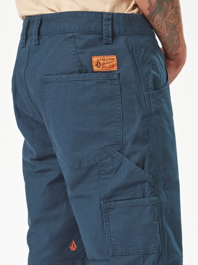 cz Volcom muži oblečení workwear caliper pracovní šortky námořnictvo 6Z0N20226