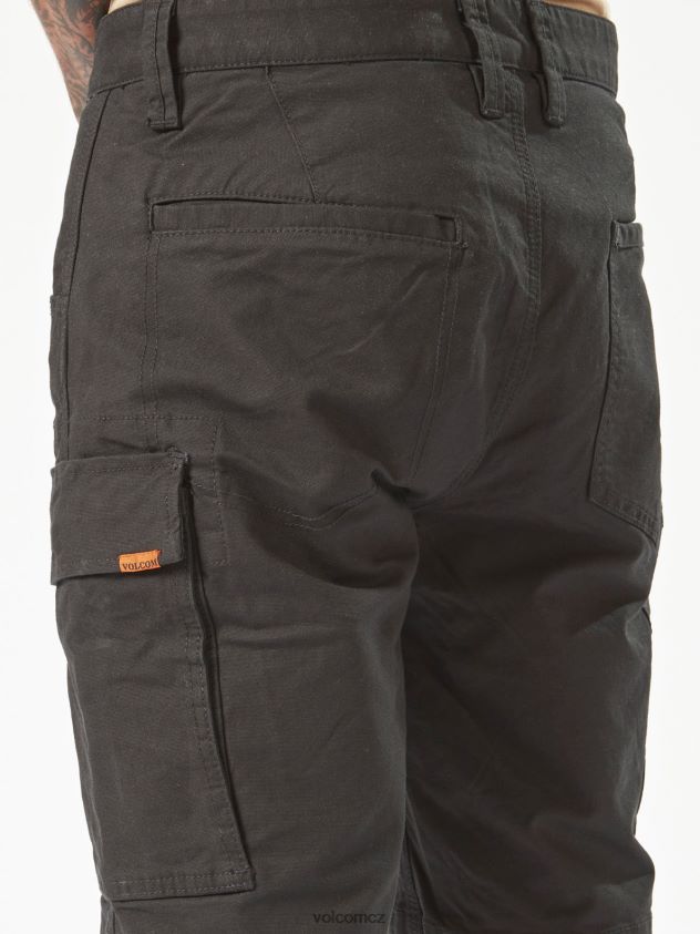 cz Volcom muži oblečení workwear caliper pracovní šortky Černá 6Z0N20205