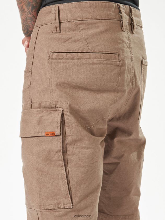 cz Volcom muži oblečení workwear caliper pracovní šortky žíhaný 6Z0N20214