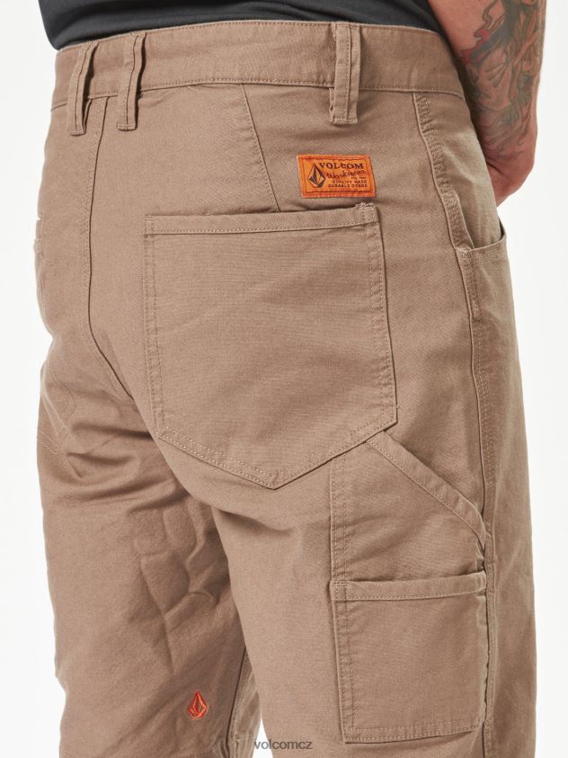 cz Volcom muži oblečení workwear caliper pracovní šortky žíhaný 6Z0N20214