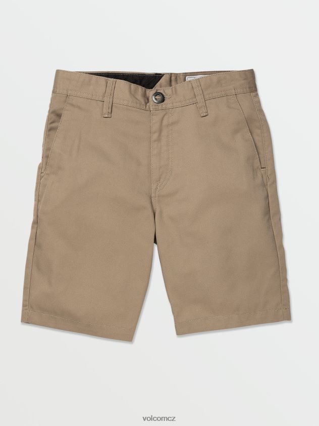 cz Volcom unisex venkovní frickin chino šortky khaki 6Z0N20763