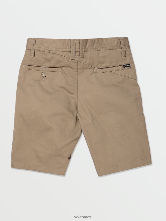 cz Volcom unisex venkovní frickin chino šortky khaki 6Z0N20763