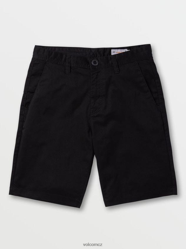 cz Volcom unisex venkovní frickin chino šortky Černá 6Z0N20761