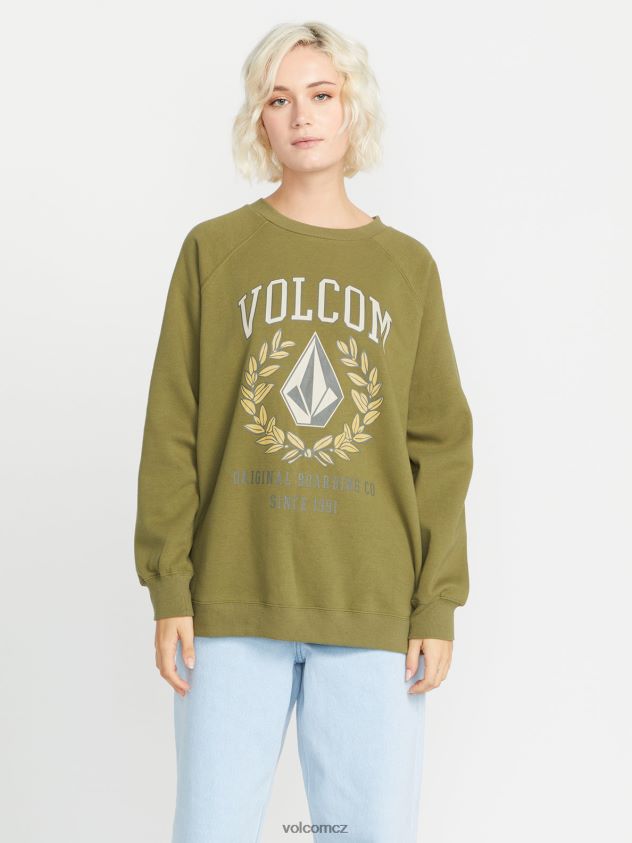 cz Volcom ženy oblečení stone magic boyfriend crew mikina mech 6Z0N20840