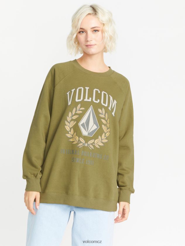 cz Volcom ženy oblečení stone magic boyfriend crew mikina mech 6Z0N20840