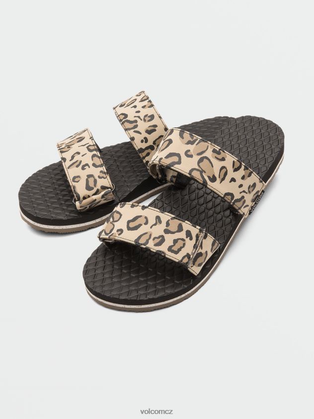 cz Volcom ženy obuv eko sklápěcí sandály na křeslo leopard 6Z0N201042