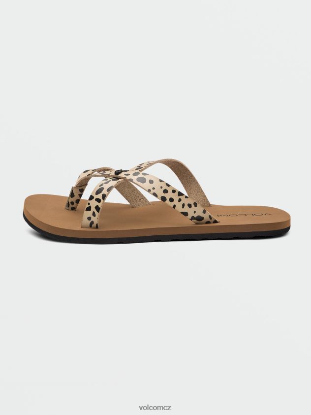 cz Volcom ženy obuv kamenné 2stupňové sandály leopard 6Z0N201028