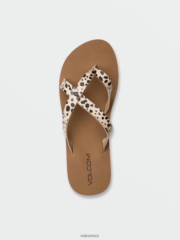 cz Volcom ženy obuv kamenné 2stupňové sandály leopard 6Z0N201028